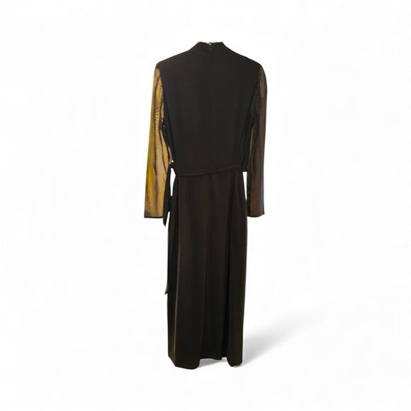 Jones New York Black Long Sleeve Dress - Picture 3 of 4